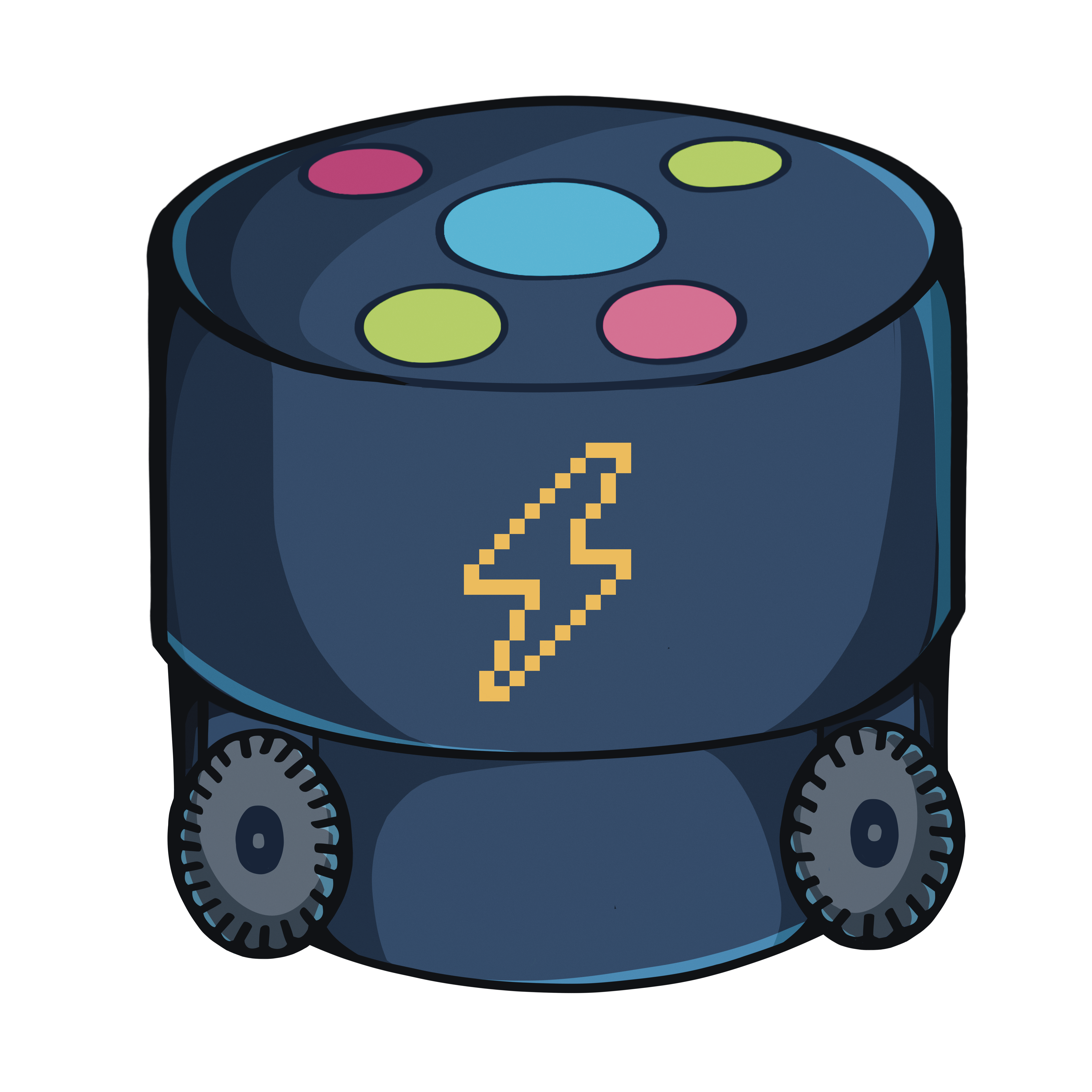Thunderbots keychain back design